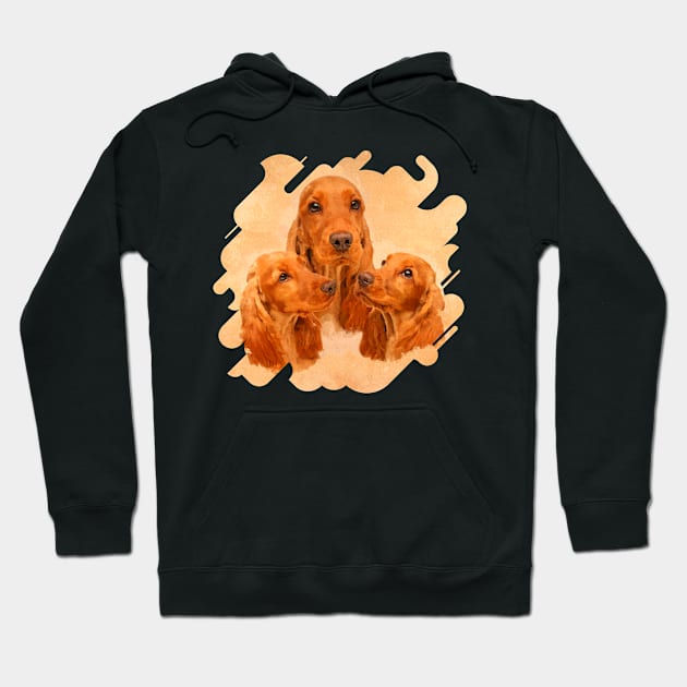 English Cocker Spaniel Hoodie by Nartissima